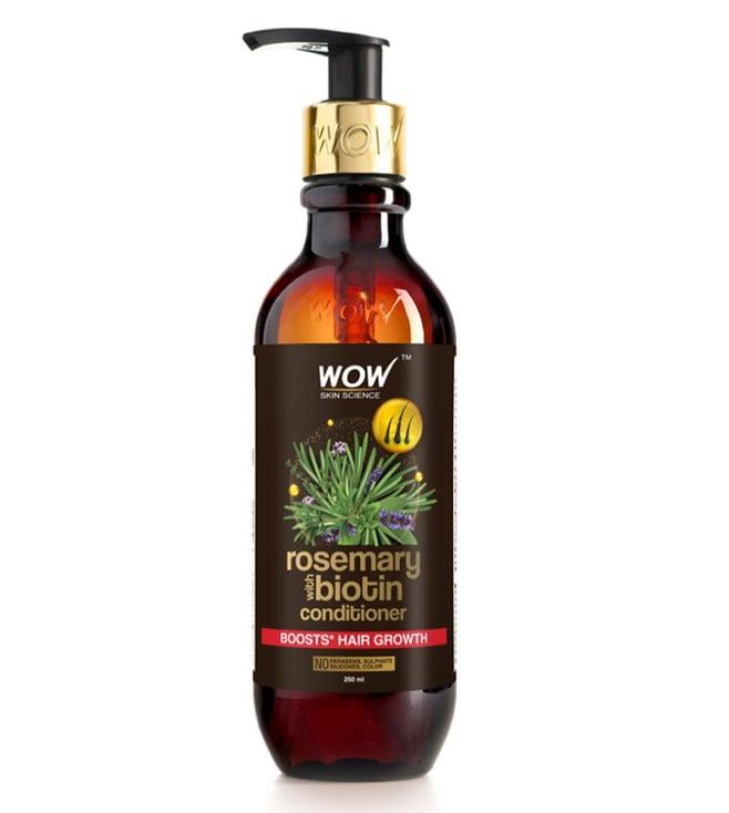 wow skin science rosemary with biotin conditioner - 250 ml