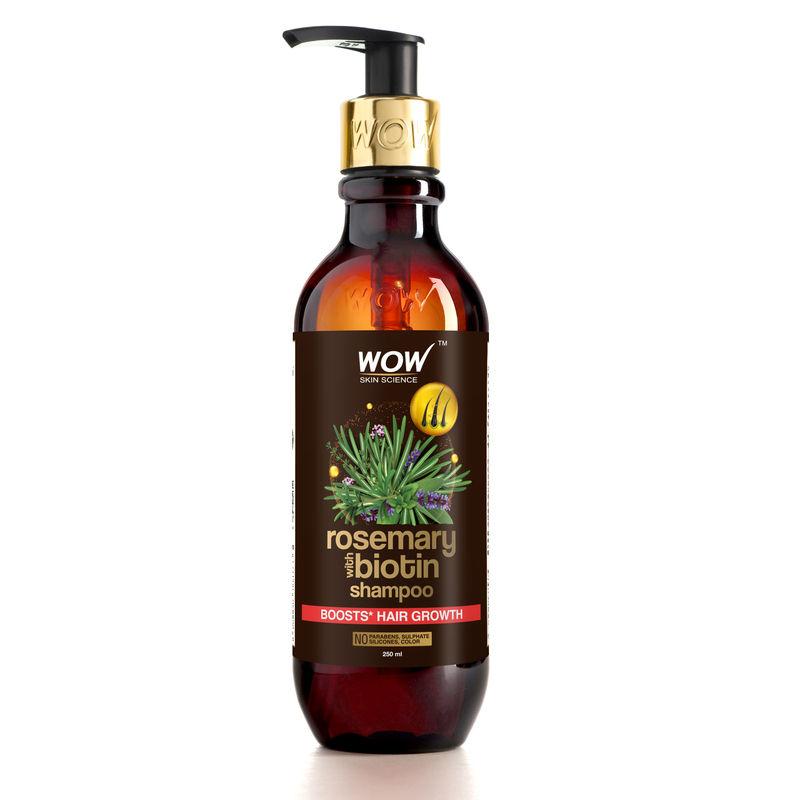 wow skin science rosemary with biotin hair growth shampoo