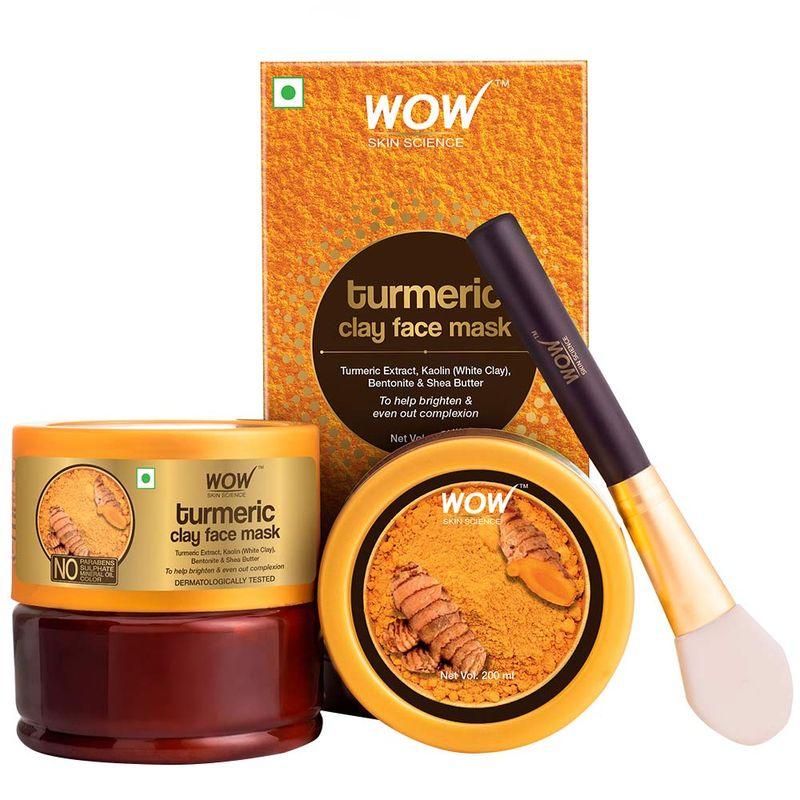 wow skin science turmeric clay face mask