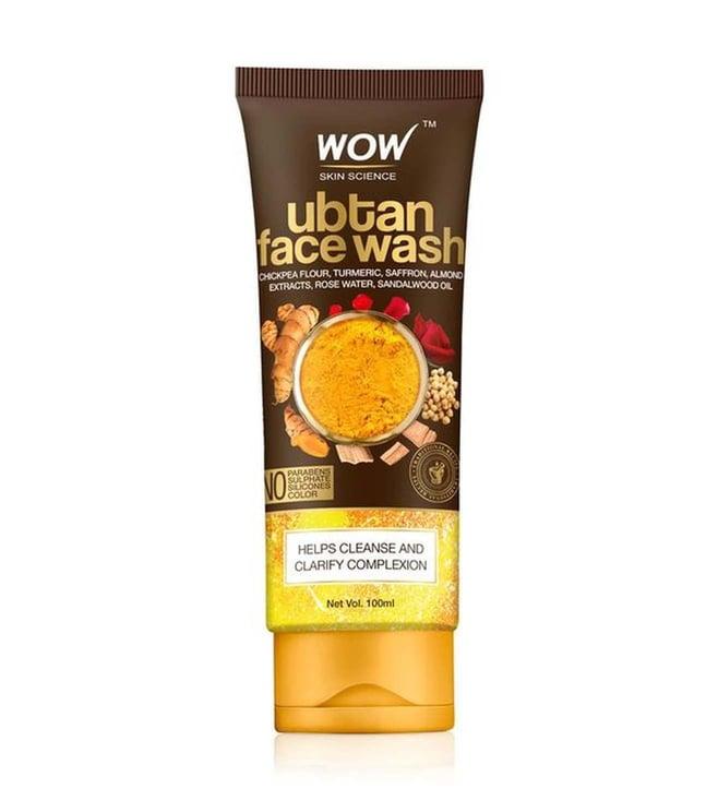 wow skin science ubtan face wash - 100 ml