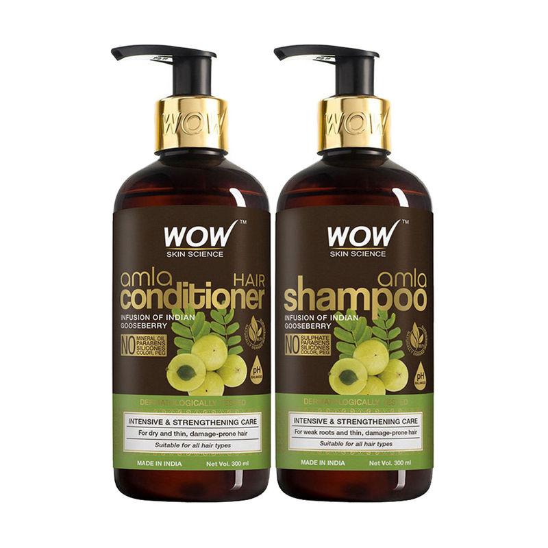 wow skin science ultimate amla hair kit ( shampoo +conditioner)