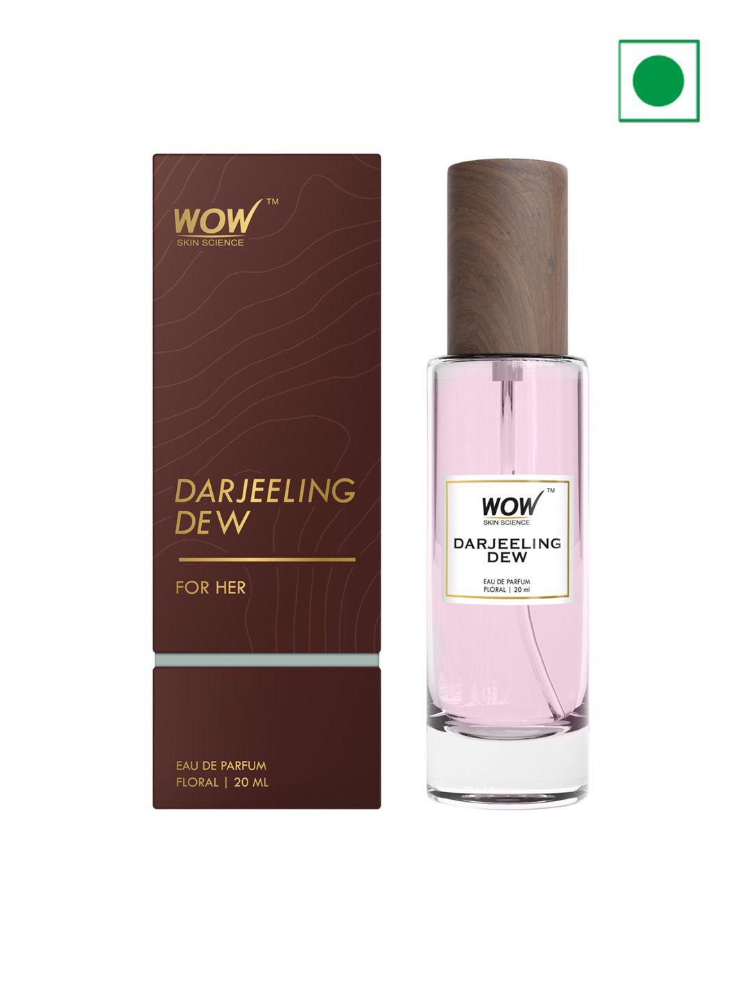 wow skin science women darjeeling dew long lasting eau de parfum - 20ml