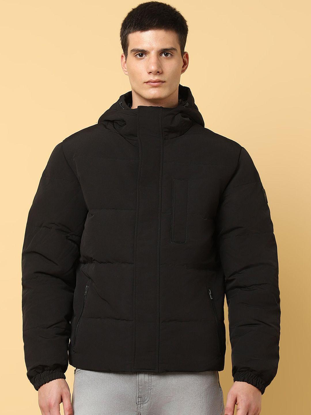 wrangler hooded padded jacket