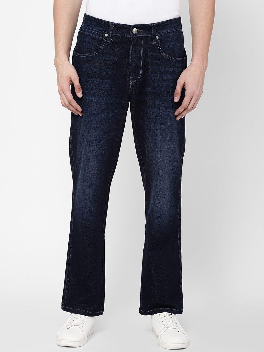 wrangler men blue vegas skinny fit low-rise light fade stretchable jeans