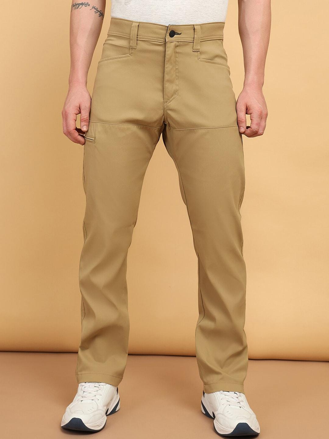 wrangler men low-rise nylon trousers