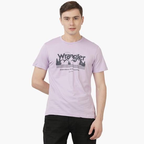 wrangler men printed regular fit t-shirt
