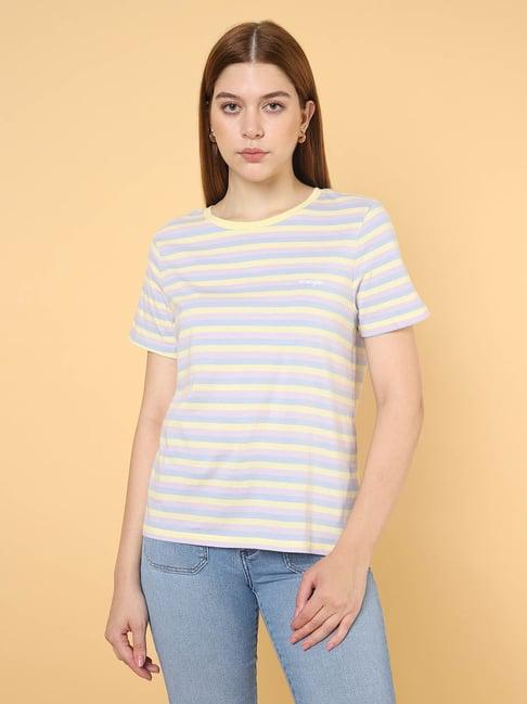 wrangler multicolor striped t-shirt
