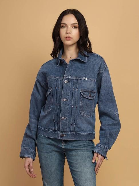 wrangler blue denim jacket