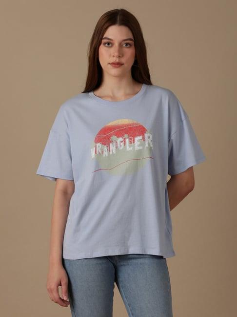 wrangler blue graphic t-shirt