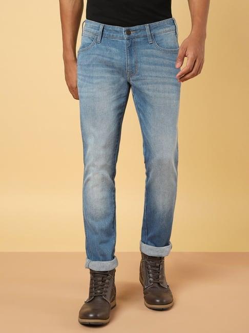 wrangler blue slim fit jeans