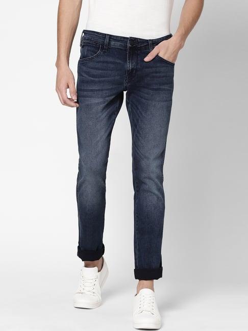 wrangler blue slim fit jeans
