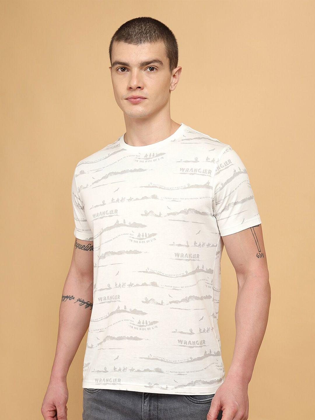 wrangler graphic printed cotton t-shirt