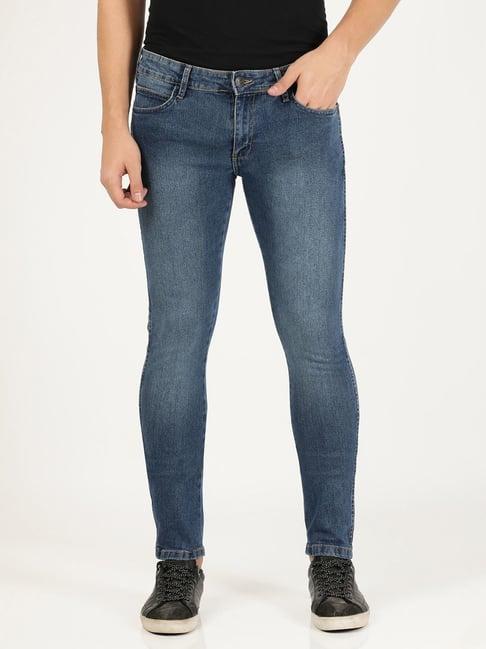 wrangler light blue skinny fit jeans