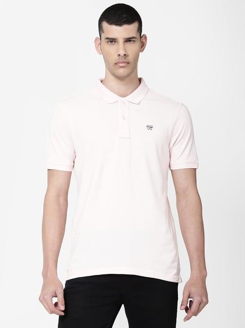 wrangler light pink polo t-shirt