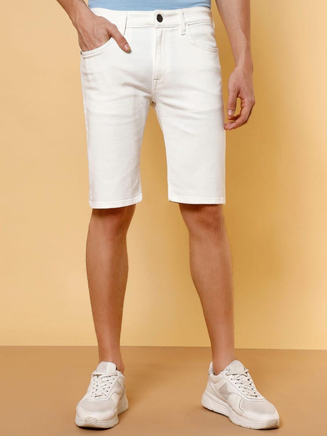 wrangler men mid rise cotton slim fit chinos shorts
