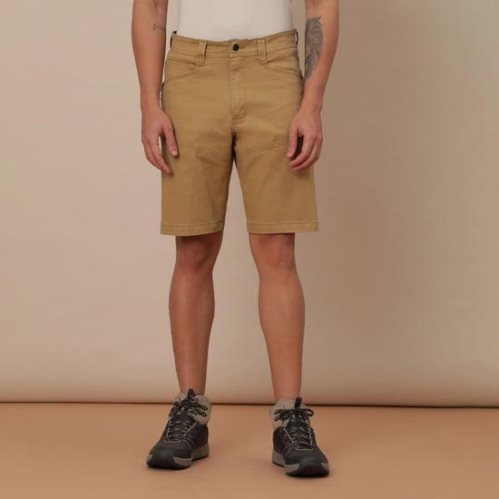 wrangler men mid rise regular fit shorts