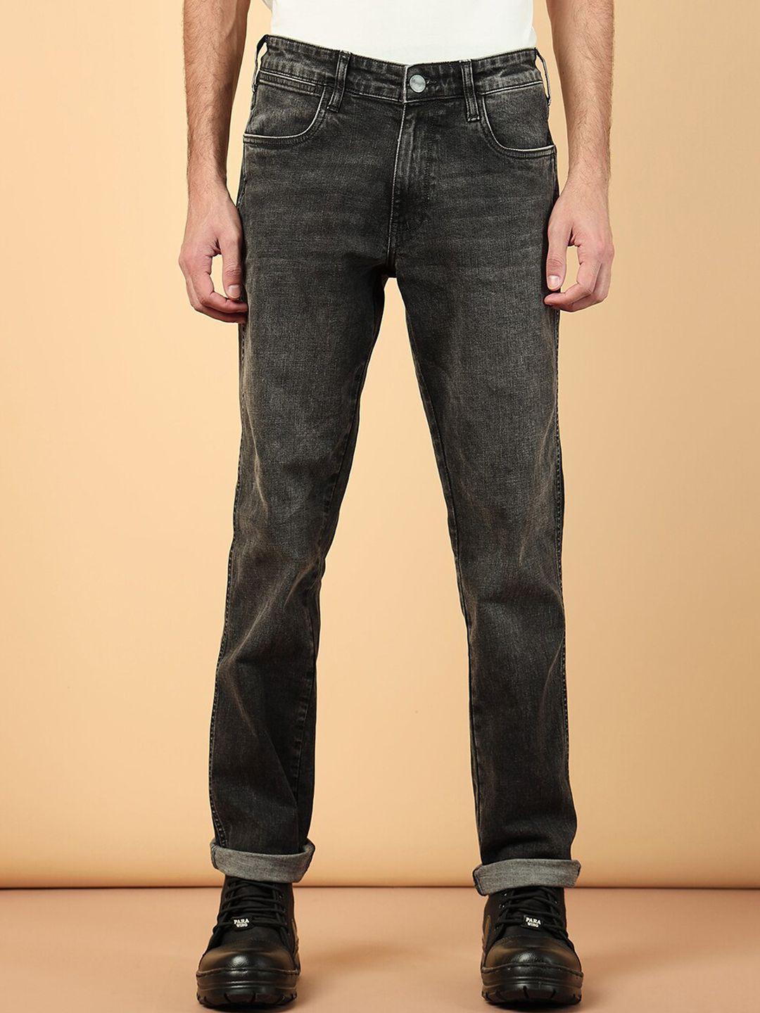 wrangler men millard regular fit mid-raise clean look stretchable jeans