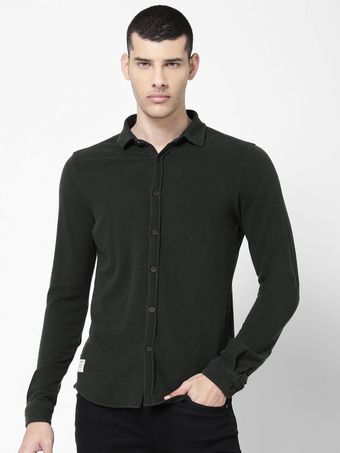wrangler men slim fit cotton casual shirt