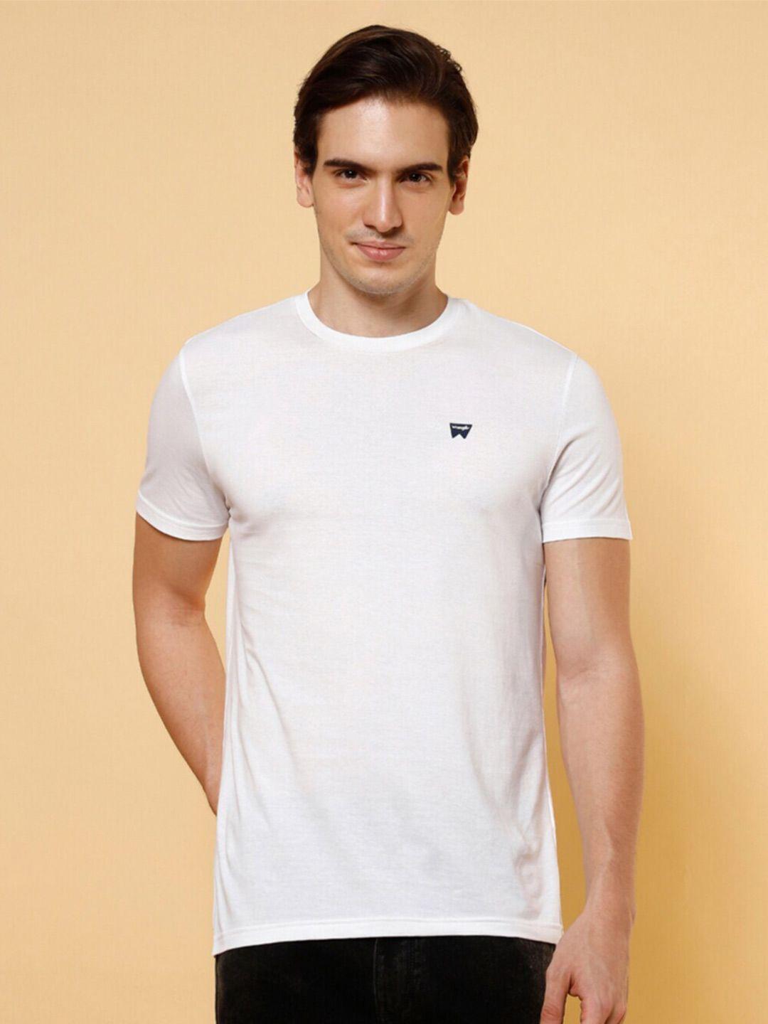 wrangler round neck short sleeves cotton t-shirt