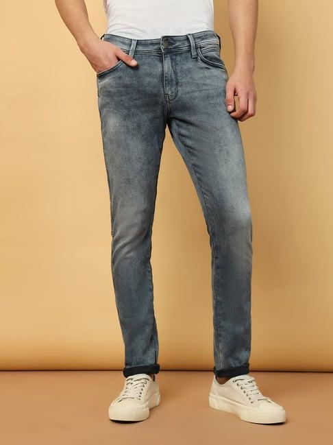 wrangler vegas grey skinny fit low rise jeans