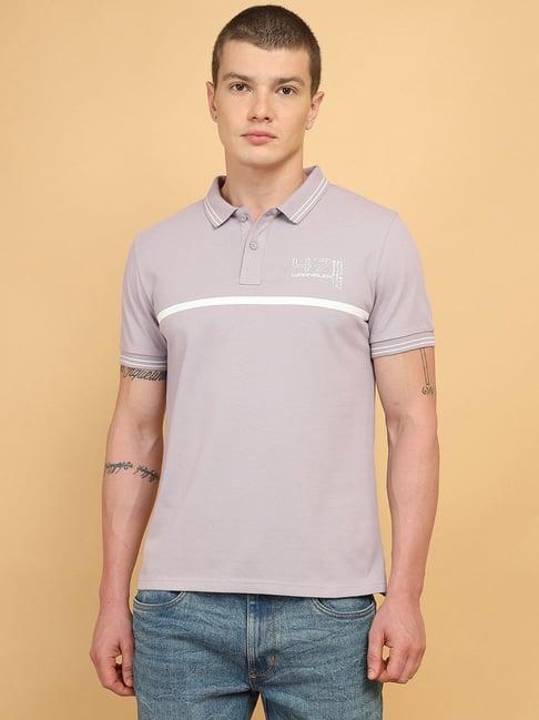 wrangler violet regular fit polo t-shirt