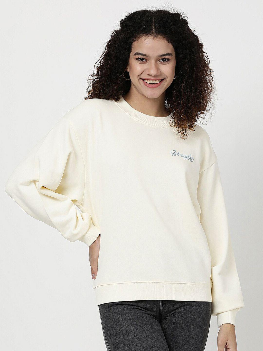 wrangler women round neck sweatshirt