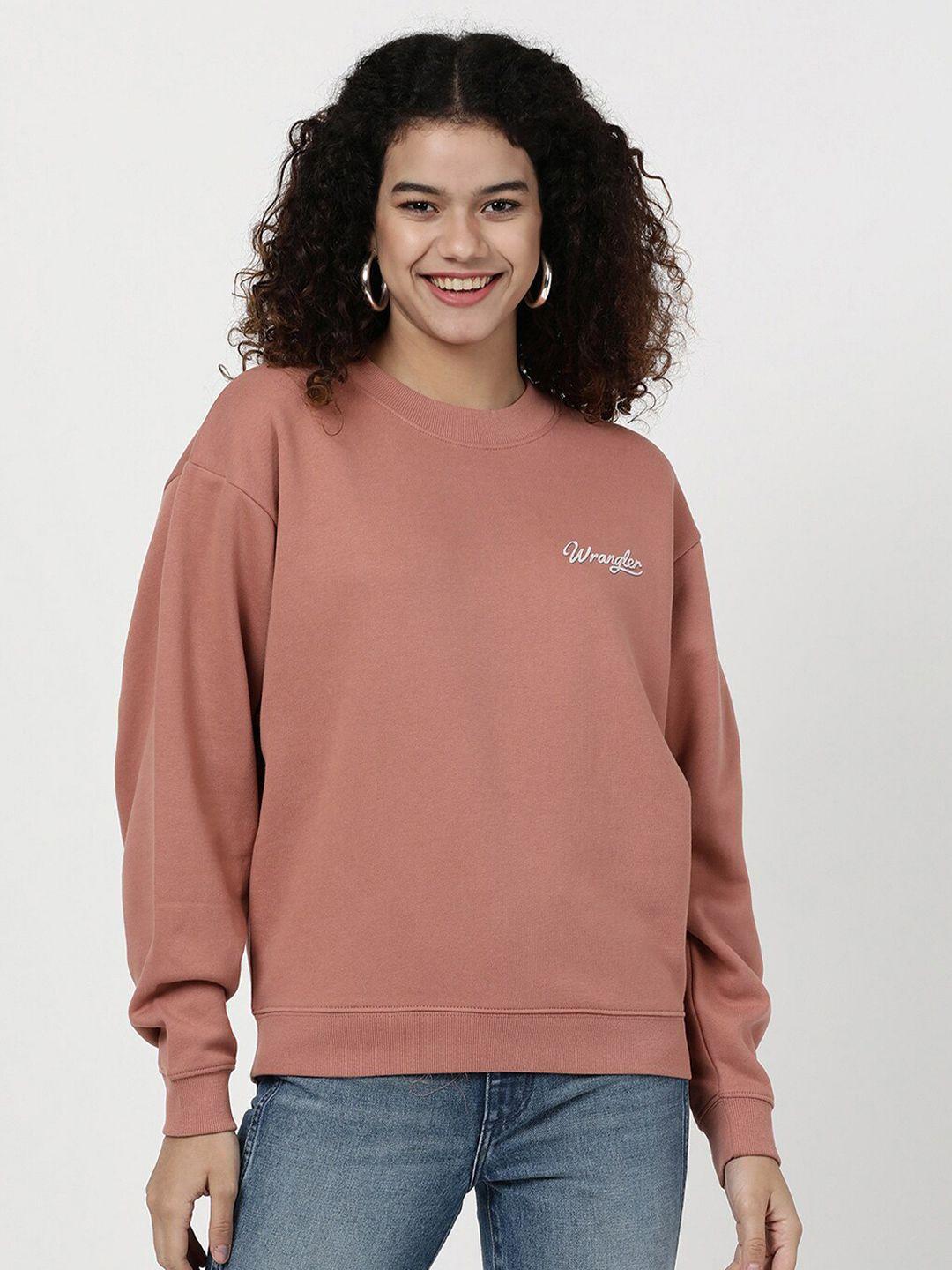 wrangler women round neck sweatshirt