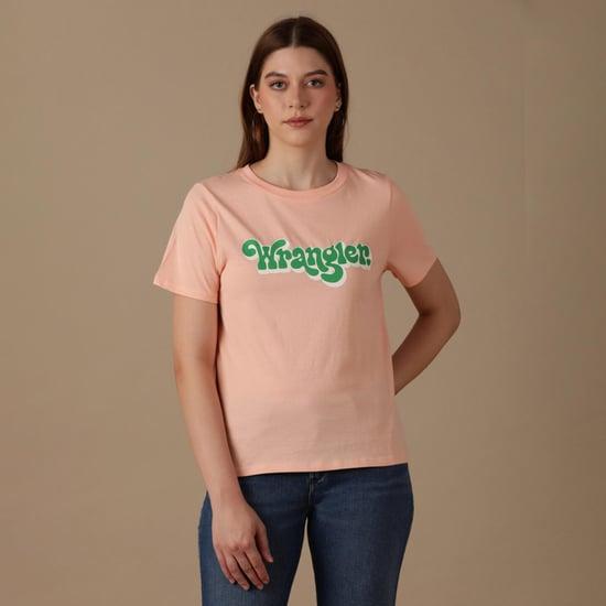 wrangler women typographic print t-shirt