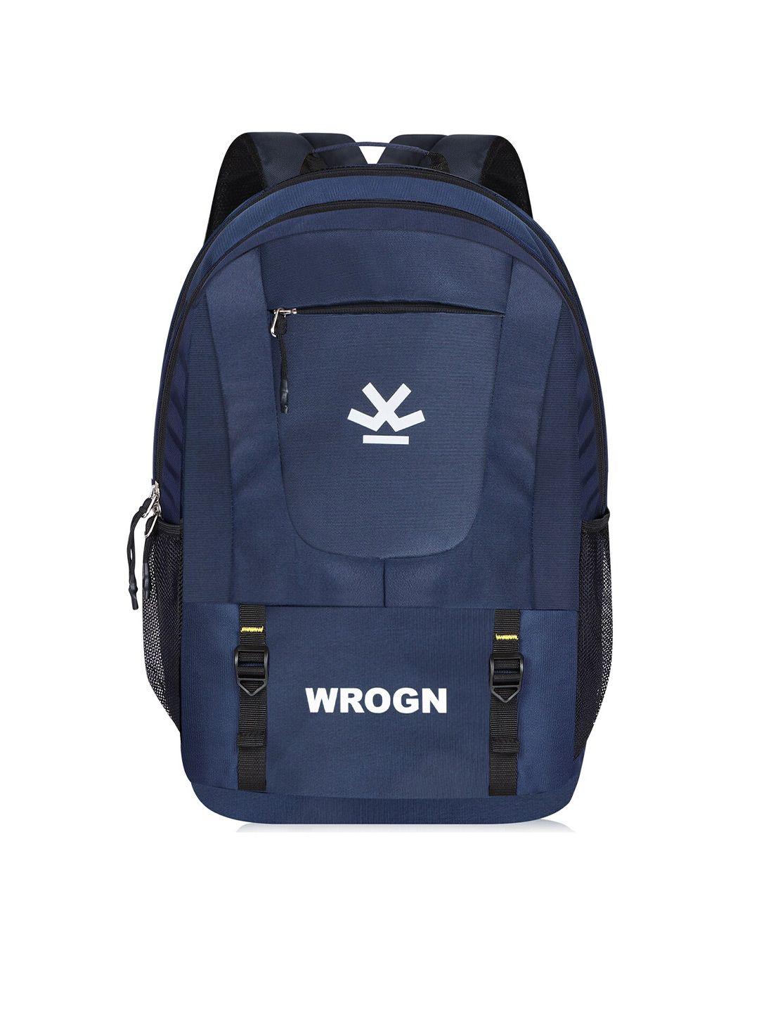 wrogn unisex navy blue backpack