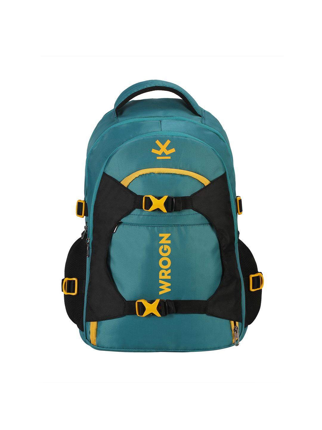 wrogn brand logo water resistant splash proof backpack