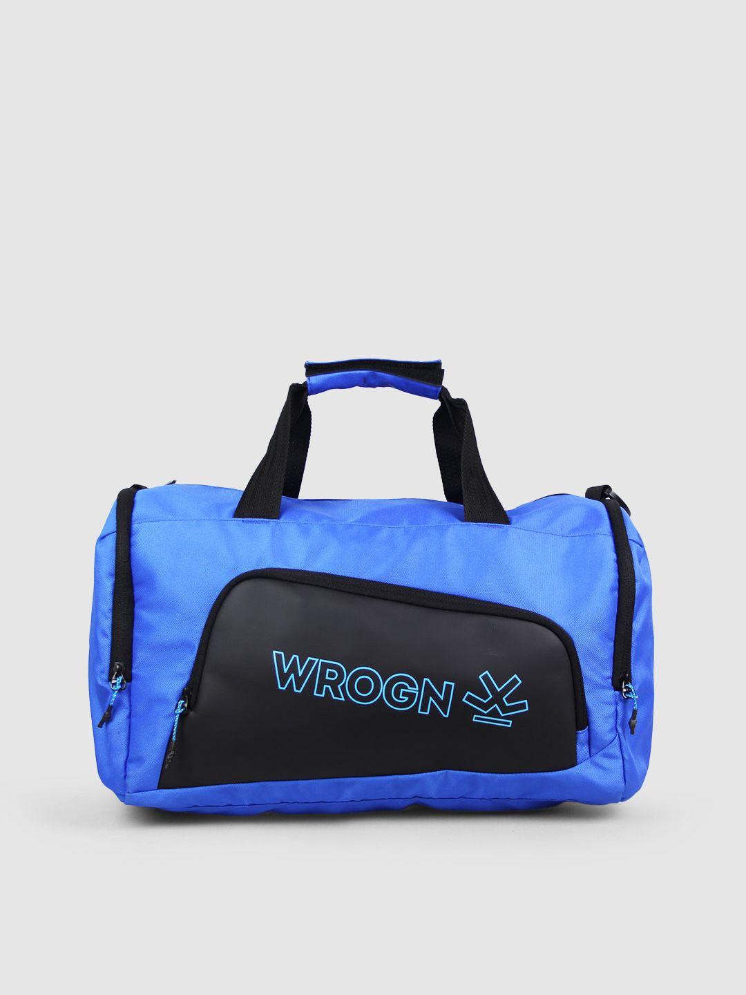 wrogn colourblocked lightweight duffel bag