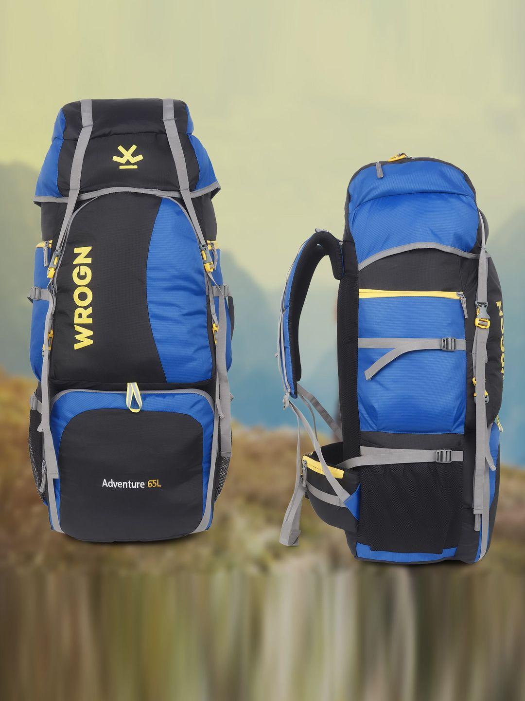 wrogn colourblocked waterproof durable rucksack