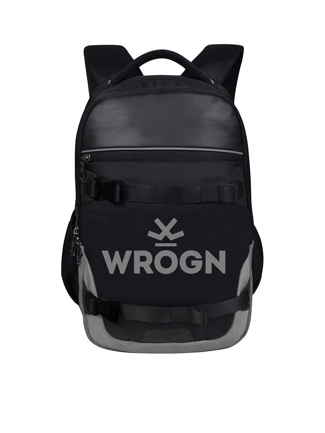 wrogn laptop backpack with reflective strip