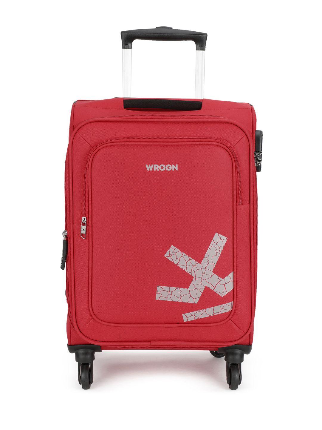 wrogn large check-in suitcase trolley