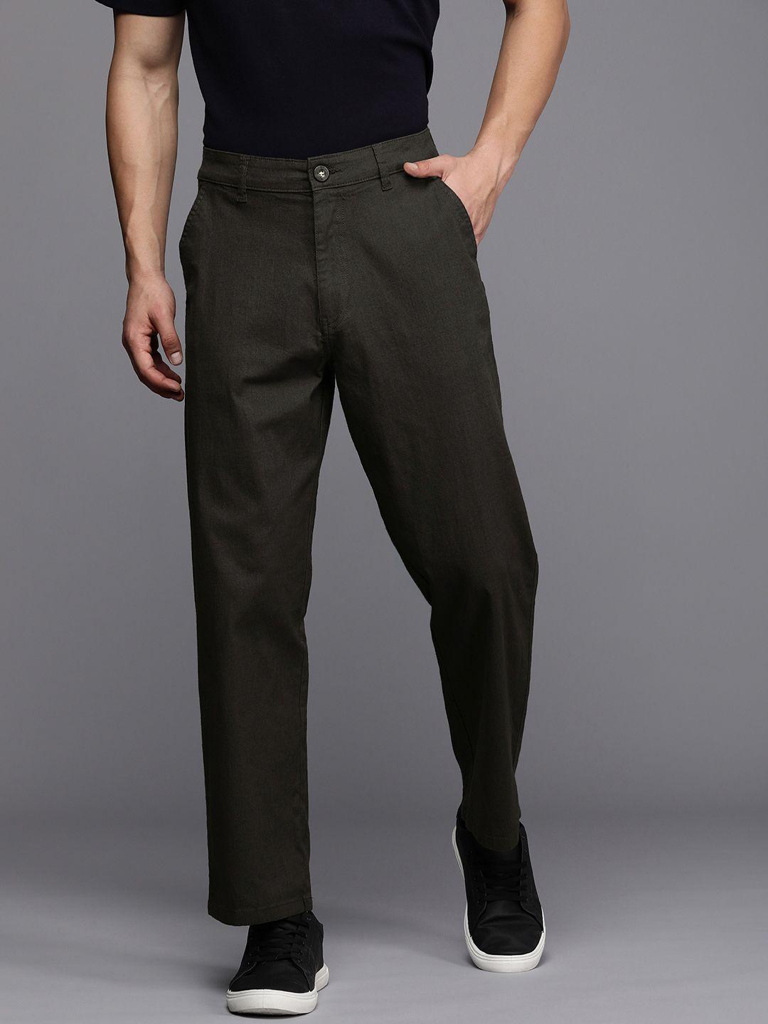 wrogn men mid rise trousers