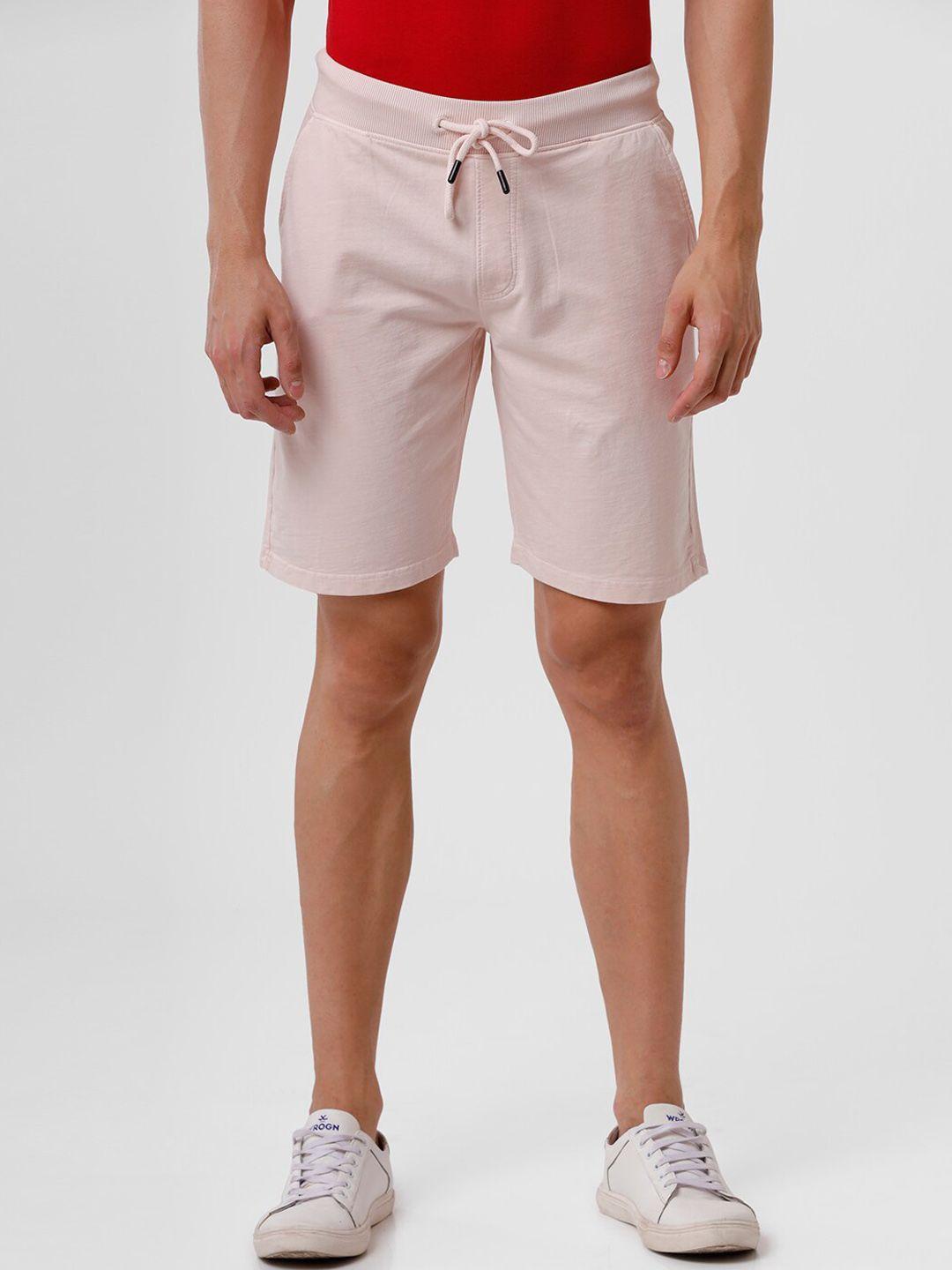 wrogn men pink shorts