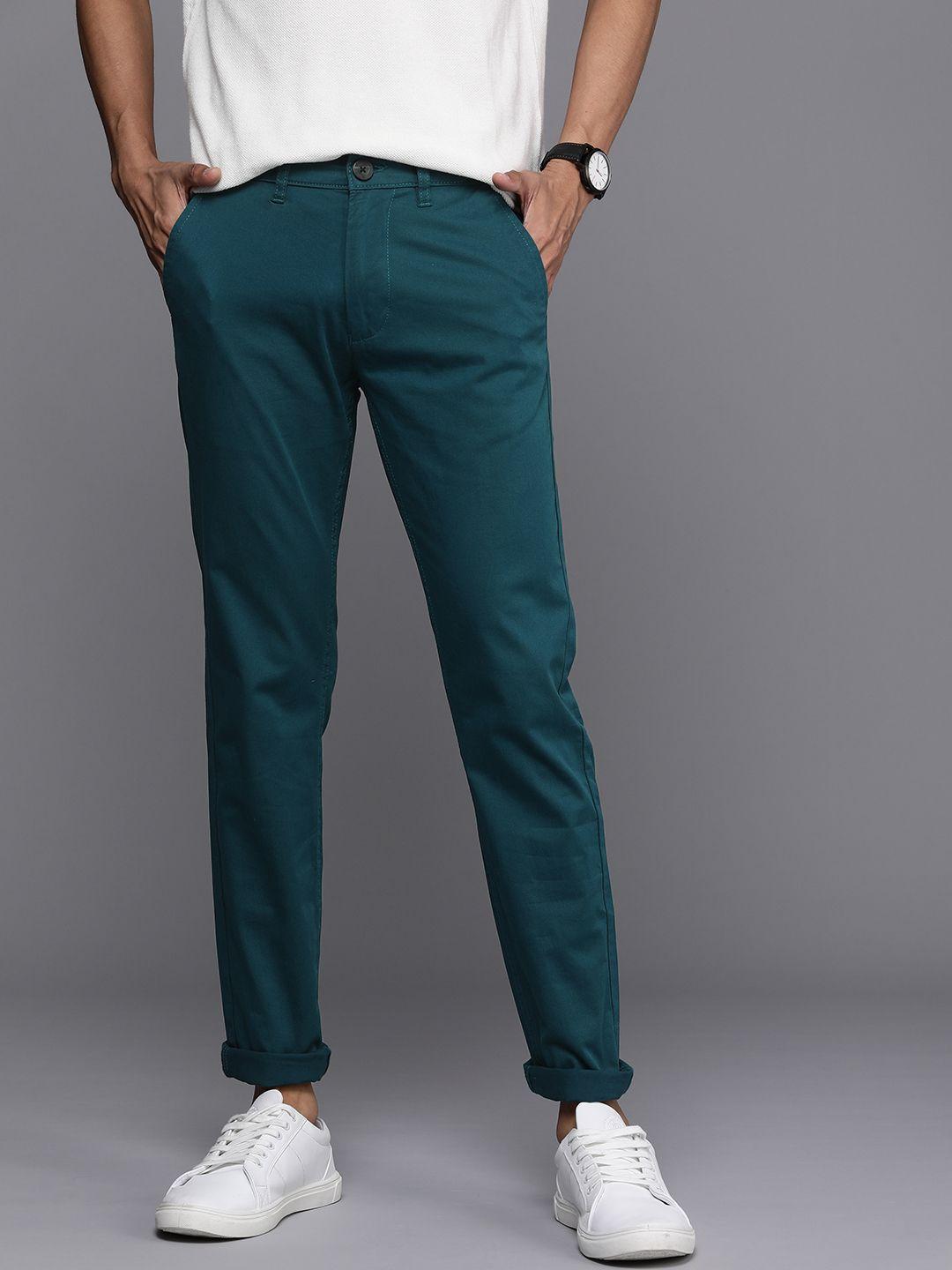 wrogn men slim fit chinos