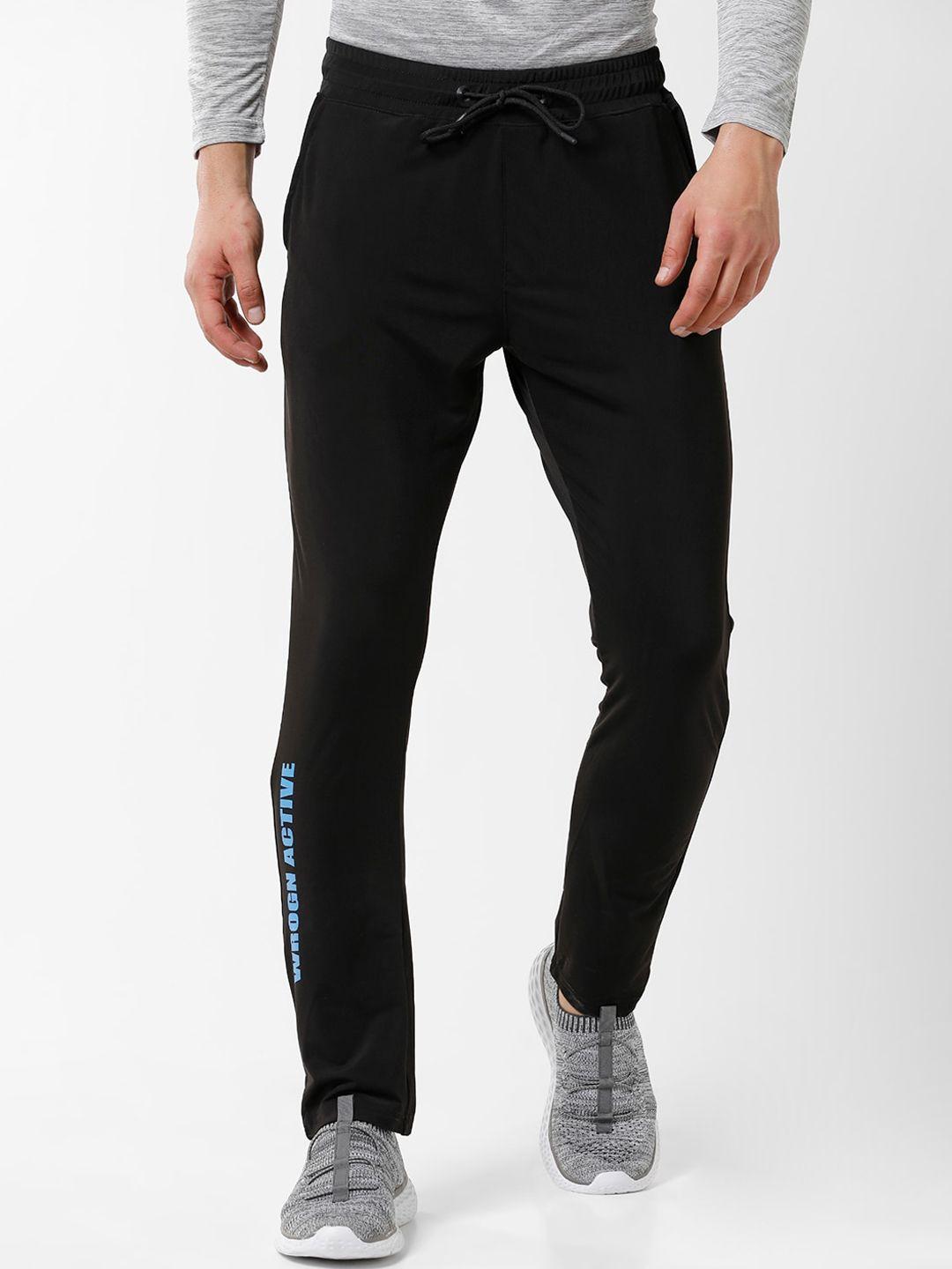 wrogn men slim-fit track pant