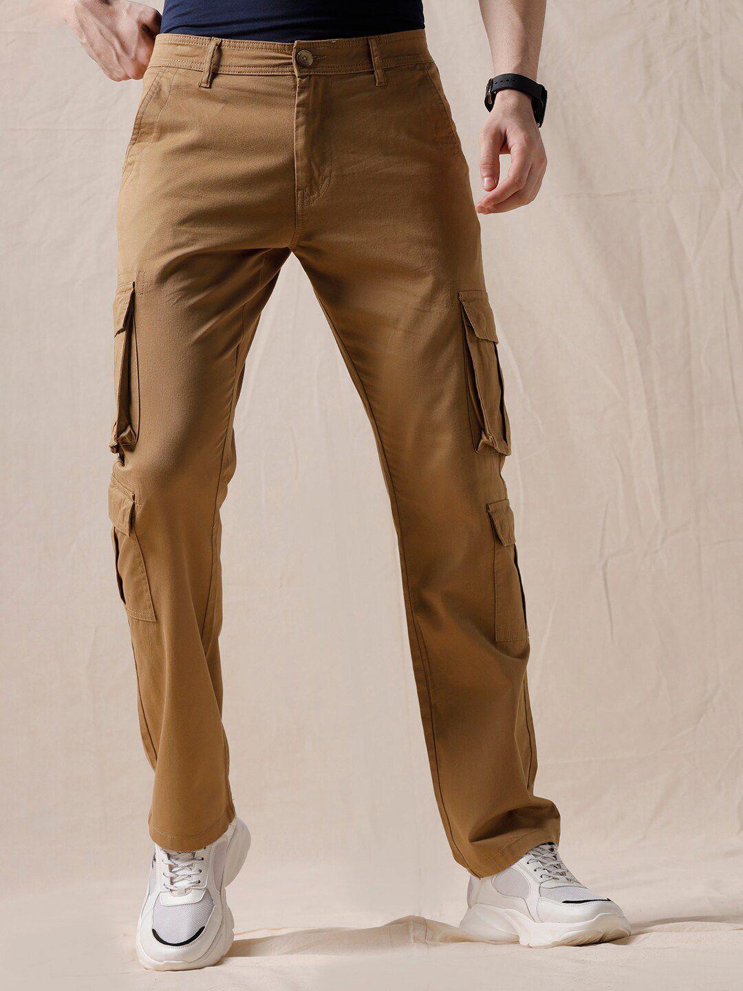 wrogn men straight fit cargo trouser