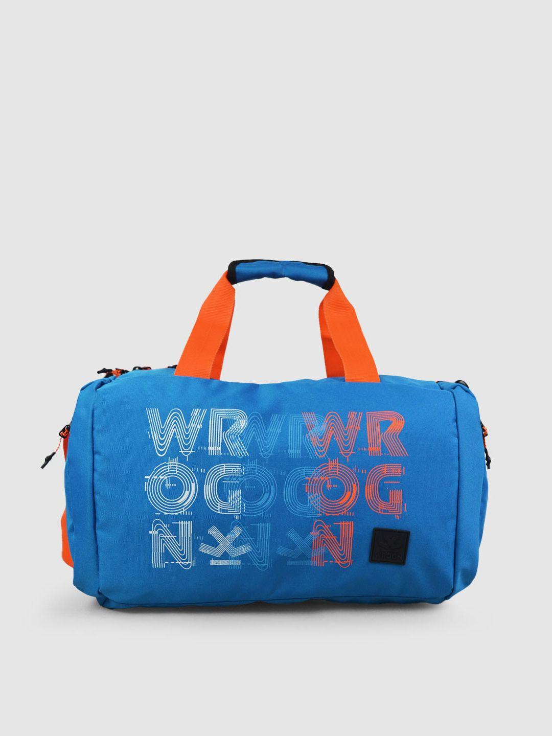 wrogn printed duffel bag