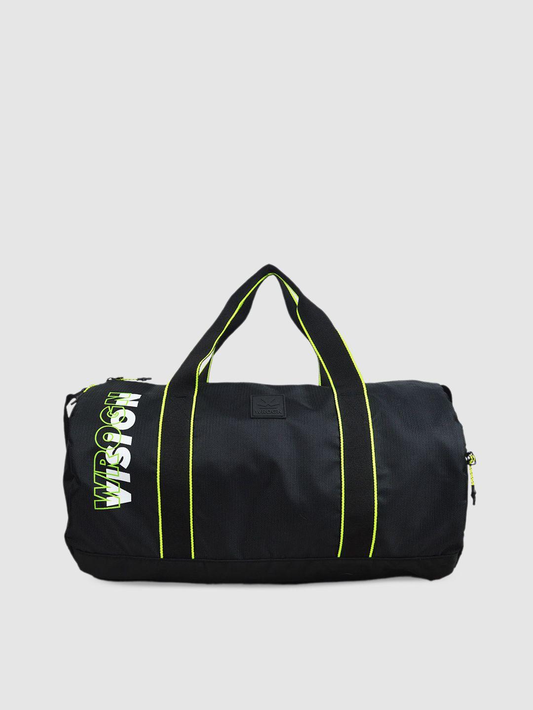 wrogn printed duffel bag