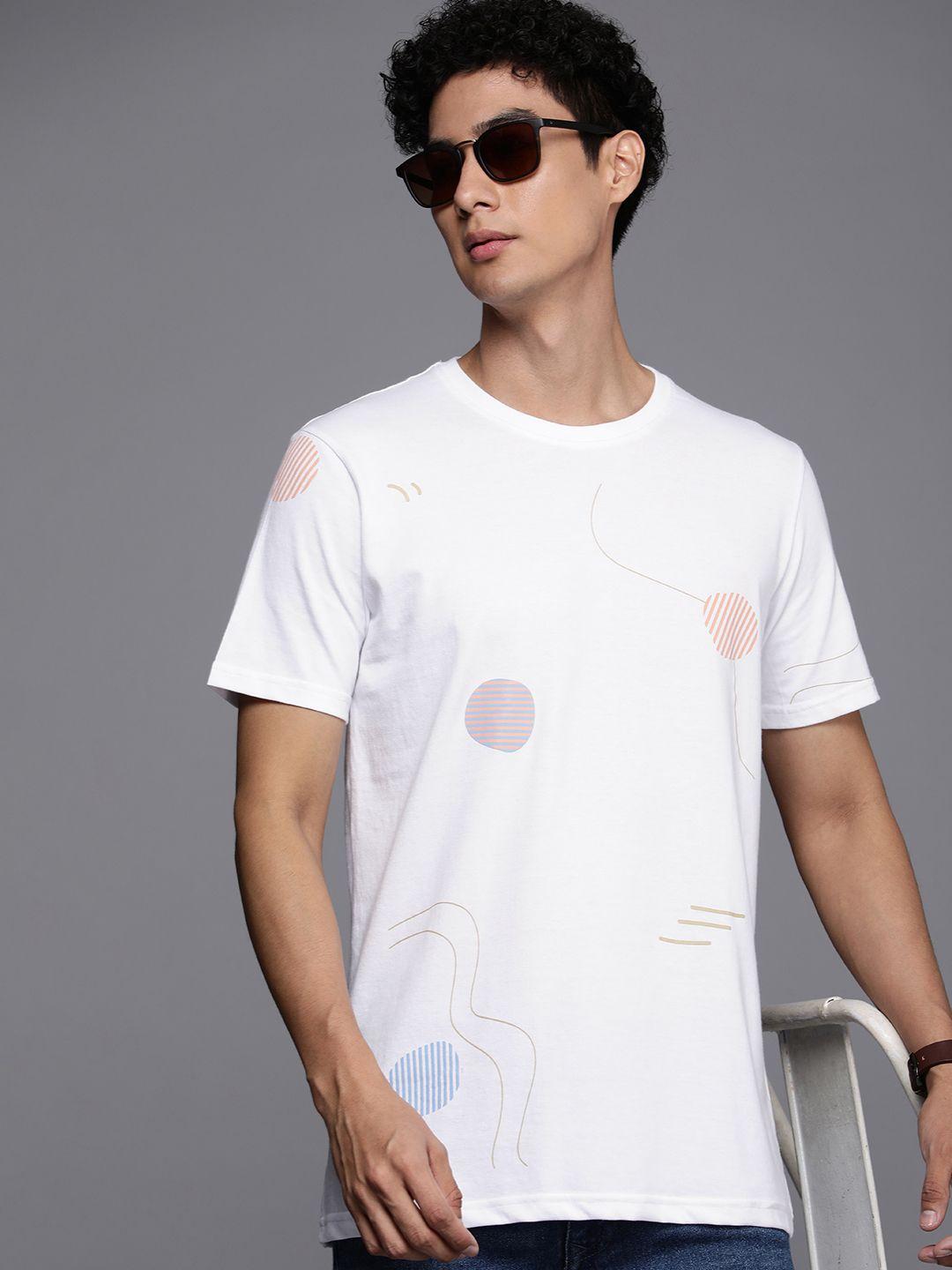 wrogn printed round neck t-shirt