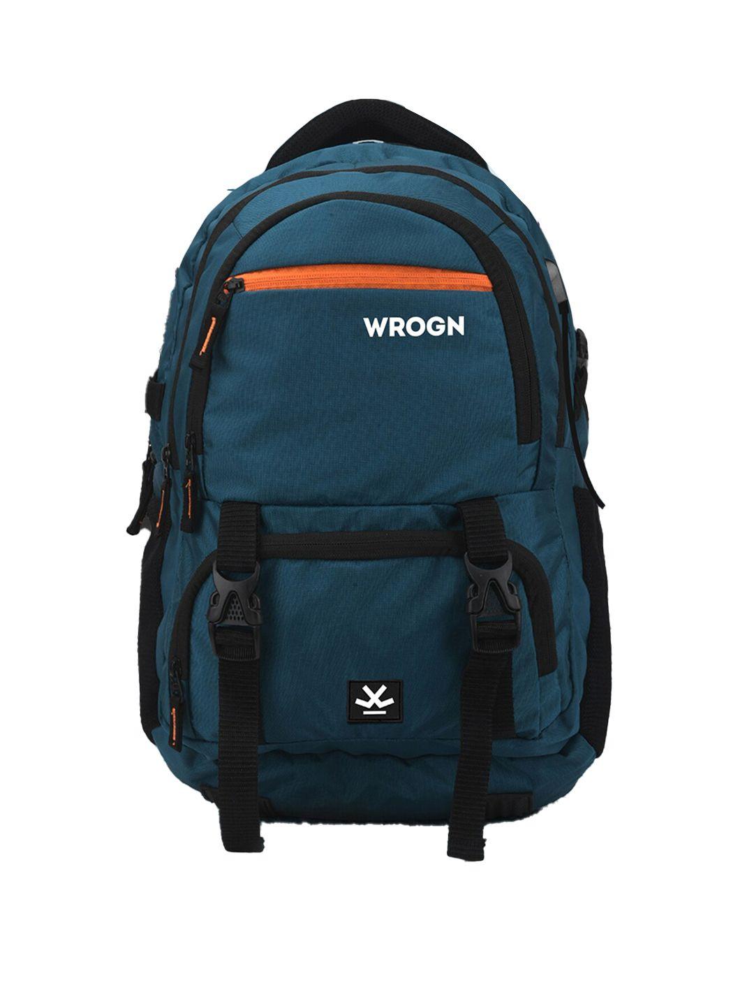 wrogn printed usb charging port reflective strip large backpack with rain cover