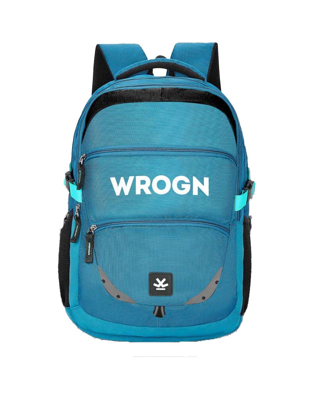 wrogn printed water proof reflective strip backpack with rain cover