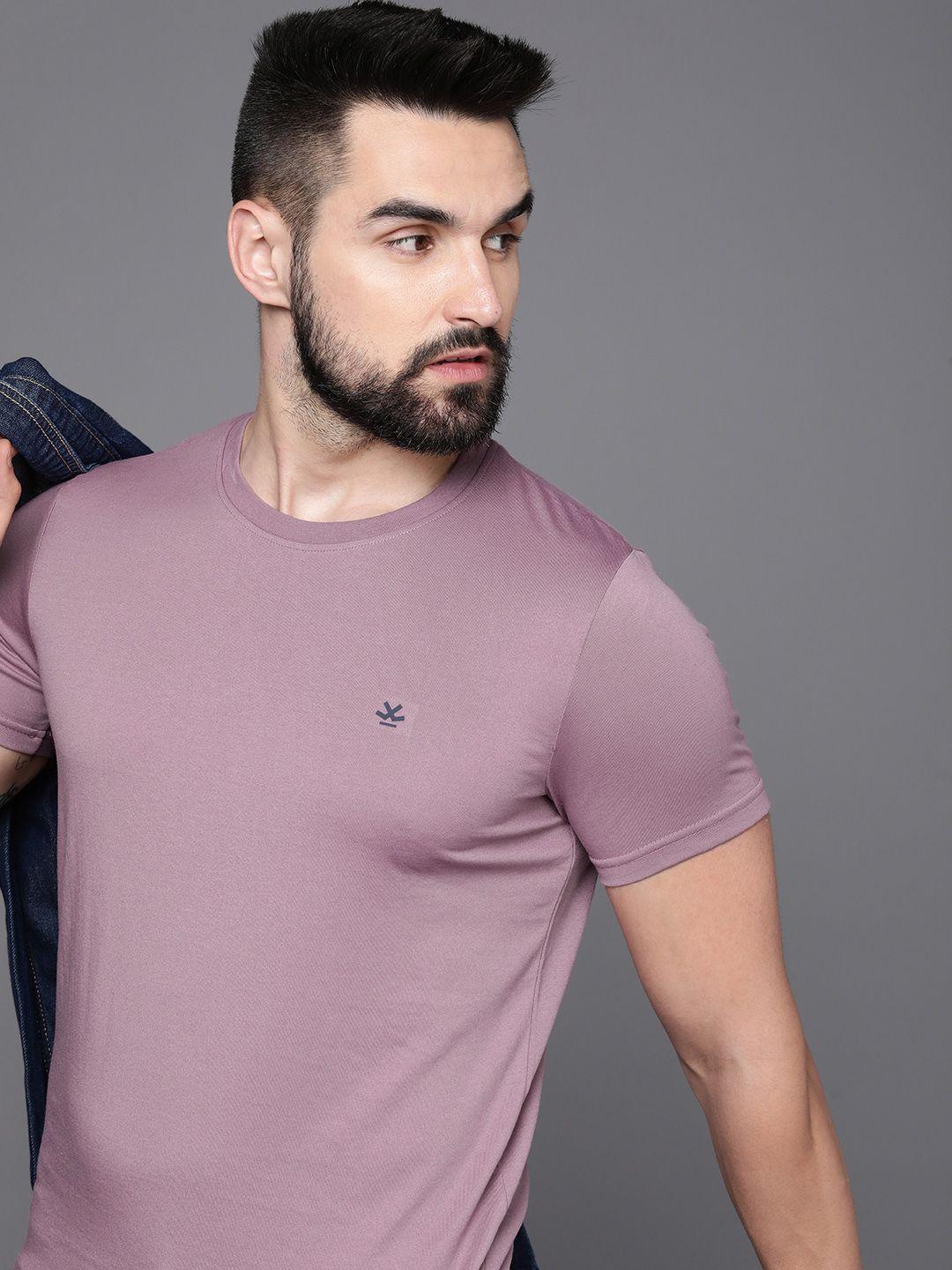 wrogn round neck slim fit t-shirt