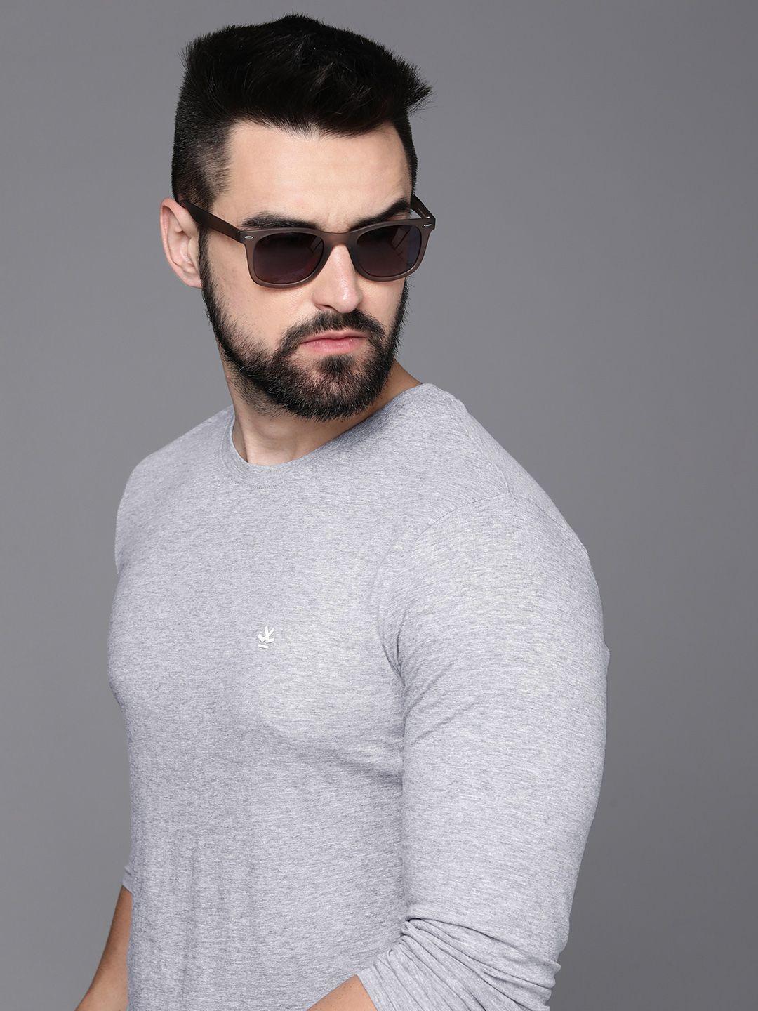 wrogn round neck slim fit t-shirt