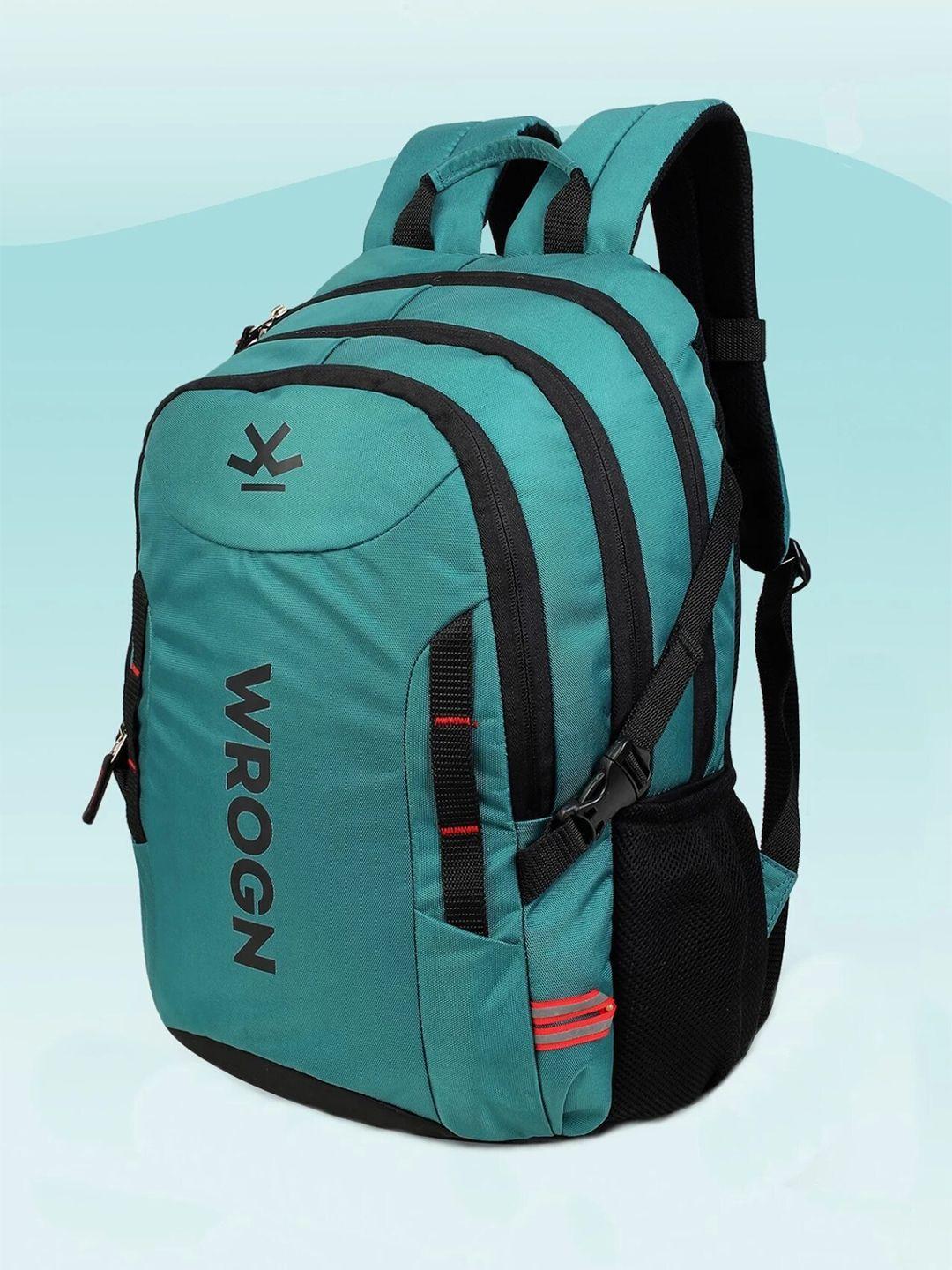 wrogn water resistant brand logo medium backpack with shoe pocket