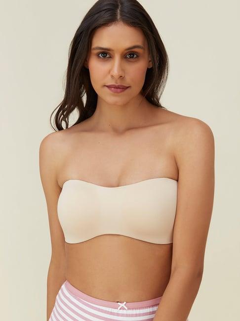 wunderlove by westside beige padded seamless bra