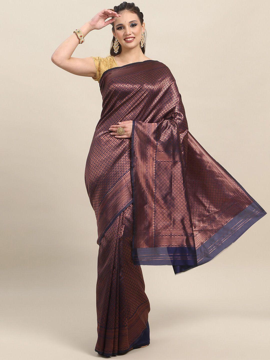 wuxi ethinic motifs woven design zari pure silk banarasi saree