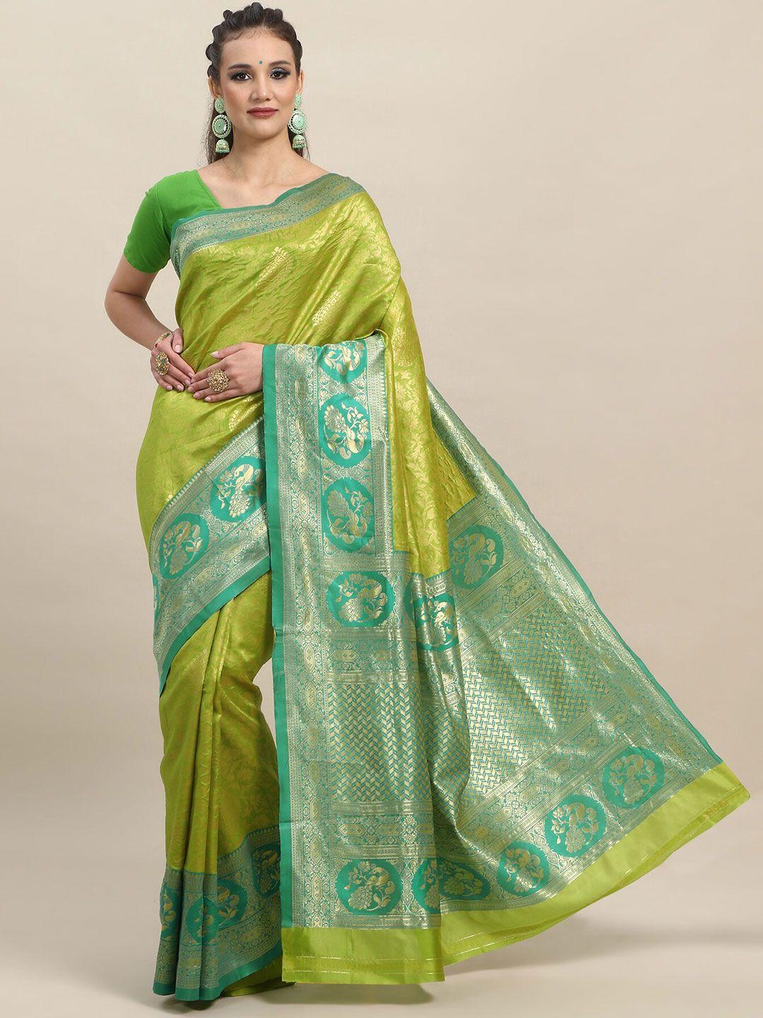 wuxi ethnic motif zari pure silk banarasi saree